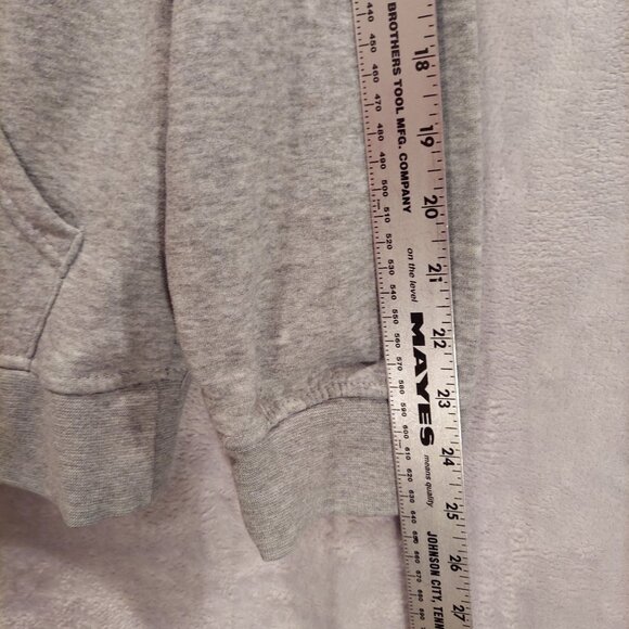 Hoodie womens M good vibrations colorful retro upbeat happy face sun boho hippie - Picture 8 of 16